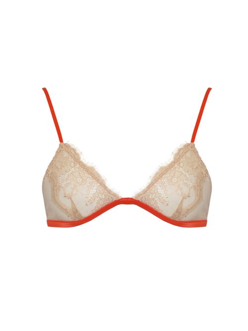 Reggiseno a triangolo in tulle e pizzo Patrizia Pepe | 8I0187 J383J4U1